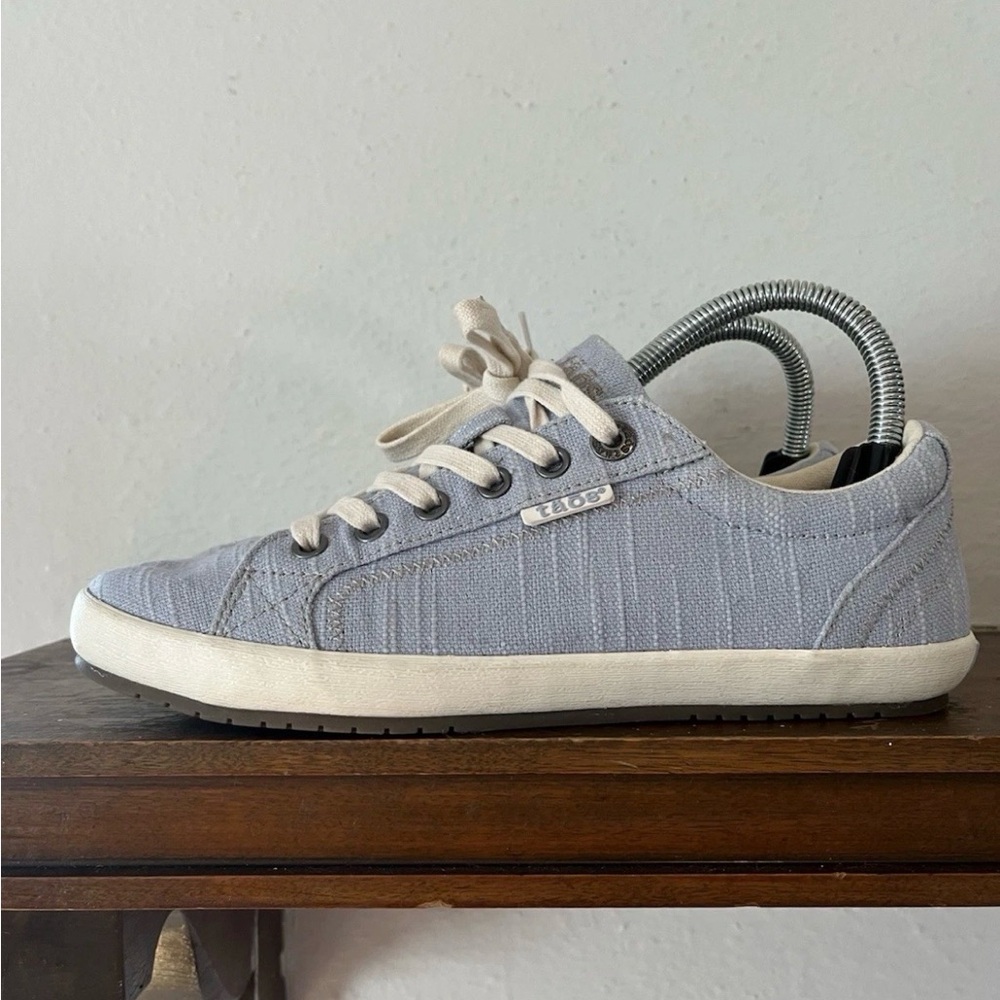 Taos Star Shoes Women's Blue Canvas STA-12844 Casual Sneakers Size 7.5 Coastal